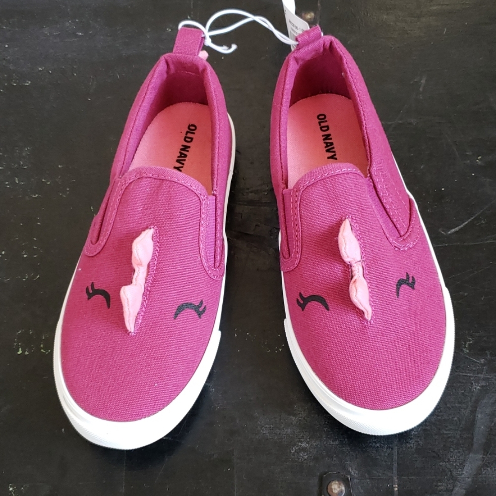 Dino slip-on canvas sneakers